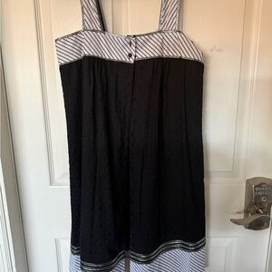 Calvin Klein Black Sundress with Contrasting Trim